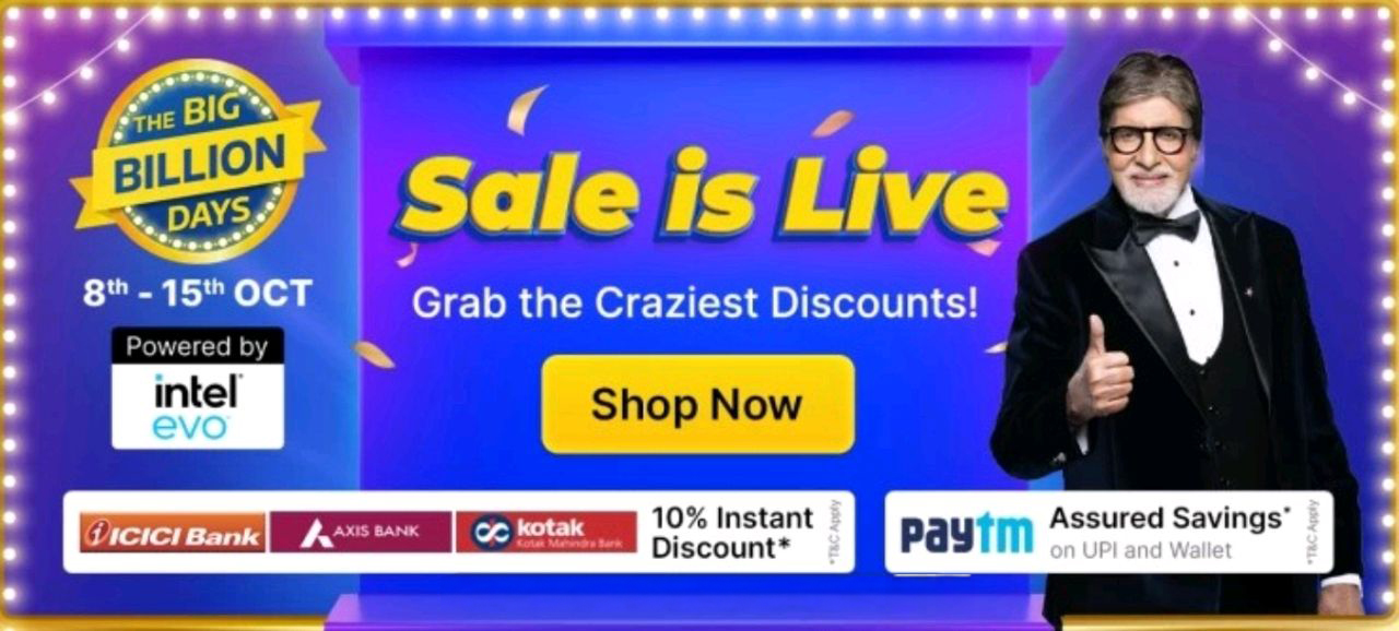 Flipkart Big Billion Day Sale 2023 Offers & Deals Live Now | Shop via GoPaisa Cashback For Extra Rewards